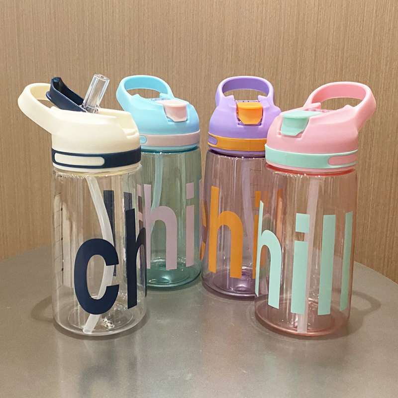 Summer Children's Cups Special Drinking Water for Pregnant Women for School Straw Style Cup Kettle Kindergarten Drop-Resistant Primary School Students Summer