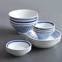 日式家用陶瓷碗碟盘子套装圆形大菜盘吃米饭碗高脚斗笠汤面碗餐具