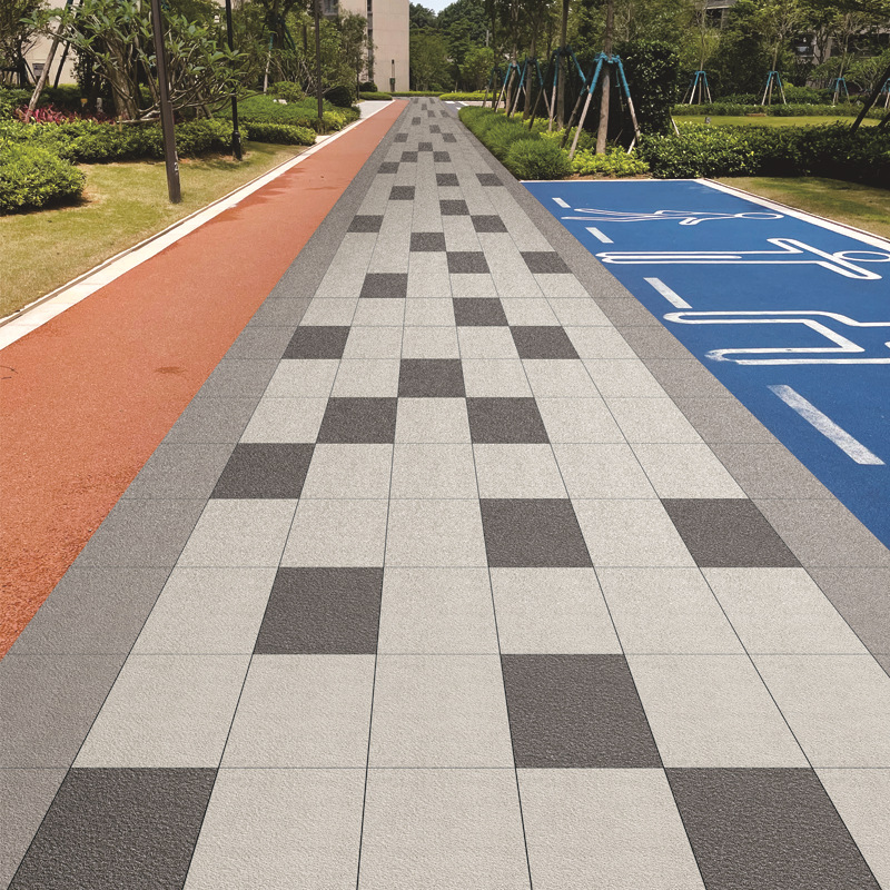 20厚生态地铺石仿石材pc砖石英砖小区广场园林庭院通体砖系列5