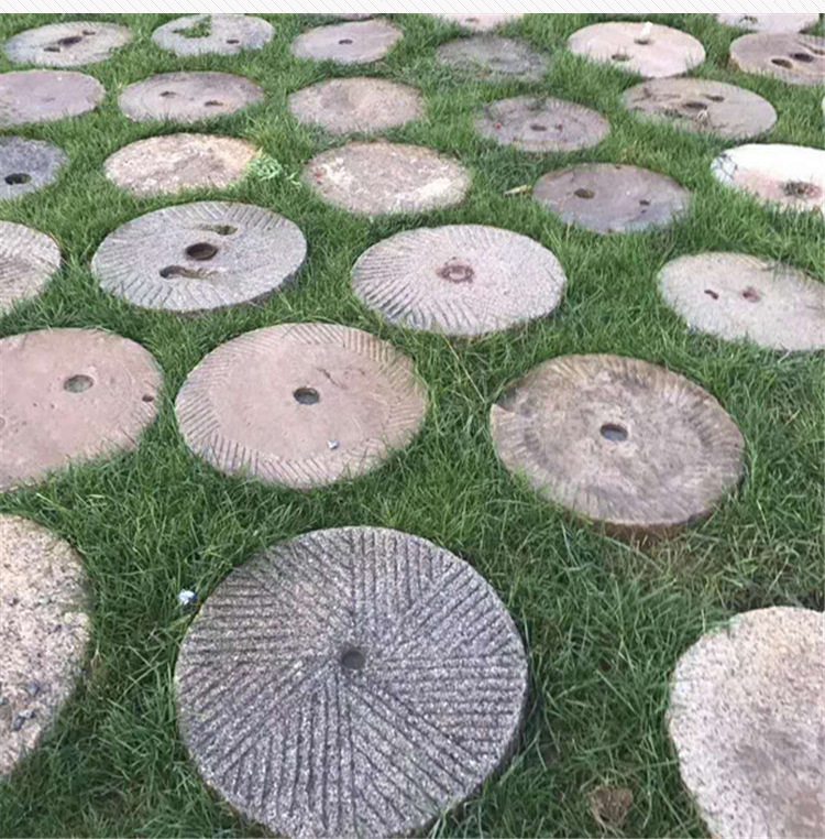 厂家批发老磨盘石磨花岗岩老石器园林古建农村老石头老物件装饰