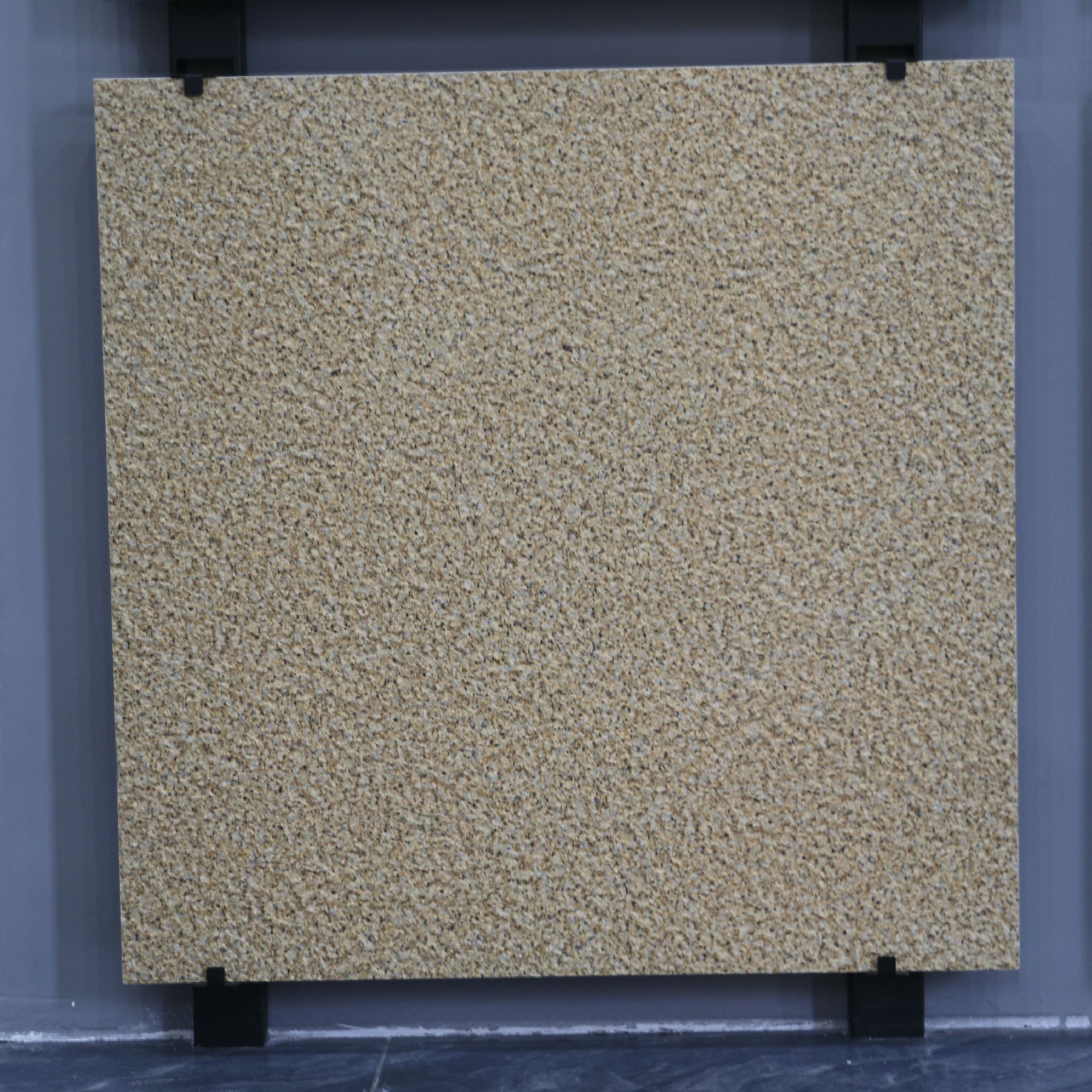 地铺石天然花岗岩地砖庭院外墙砖别墅户外院子芝麻白火烧砖大理石