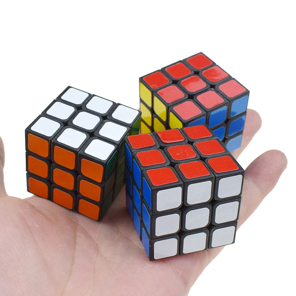 迷你3.5cm魔方智力三阶魔方初学入门魔方小玩具跨境货源地摊玩具