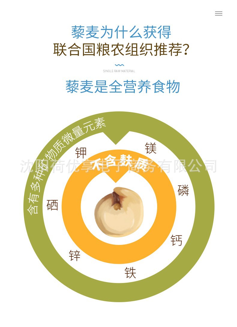 三色藜麦米生产许可证编号sc10121072600393包装种类瓶装储藏方法置于