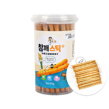 韩国乐曦手指饼干85g保质1年LEXI休闲零食罐装芝麻棒状条状饼干