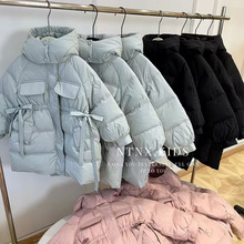 女童冬装羽绒棉服洋气小女孩中长款棉衣外套冬季儿童加厚棉袄韩国