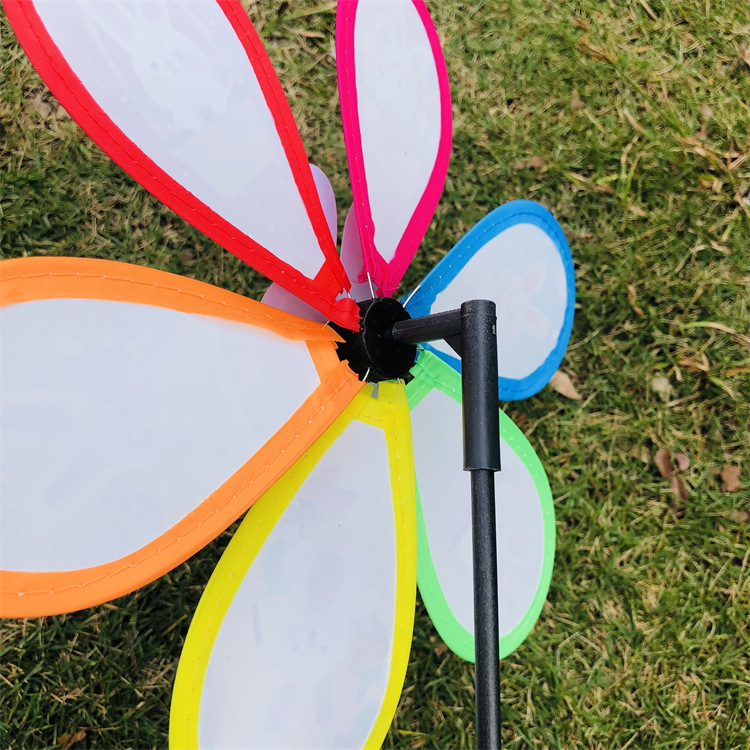 New Cartoon Rabbit Windmill Creative Decorating Windmill Rabbit Year Outdoor Activities Hand Holding Pinwheel