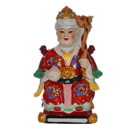 泰山老奶奶泰山老母像工艺品陶瓷摆件