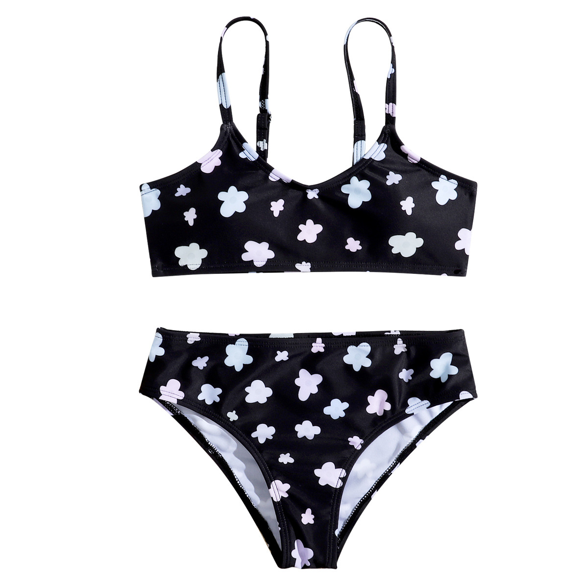 2024年夏季新款分体女大童比基尼三角温泉度假甜美风泳衣-阿里巴巴