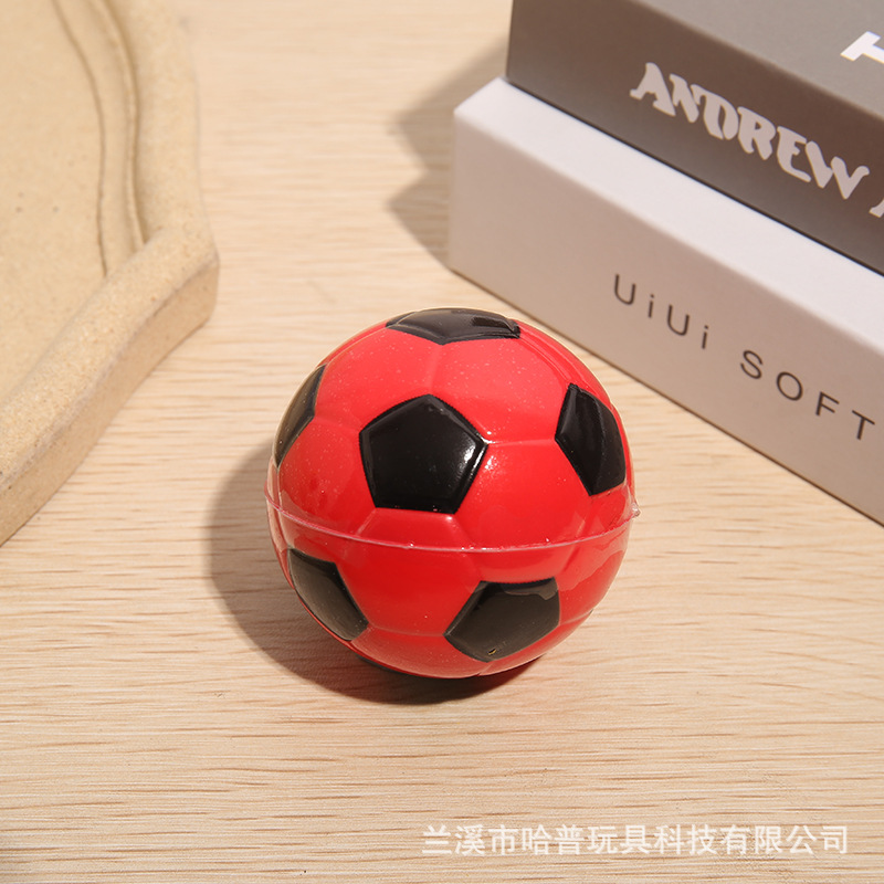 6cm High Elastic Pu Three-Color Football Children's Toys Hot Sale Factory Direct Sales Environmentally Friendly Materials