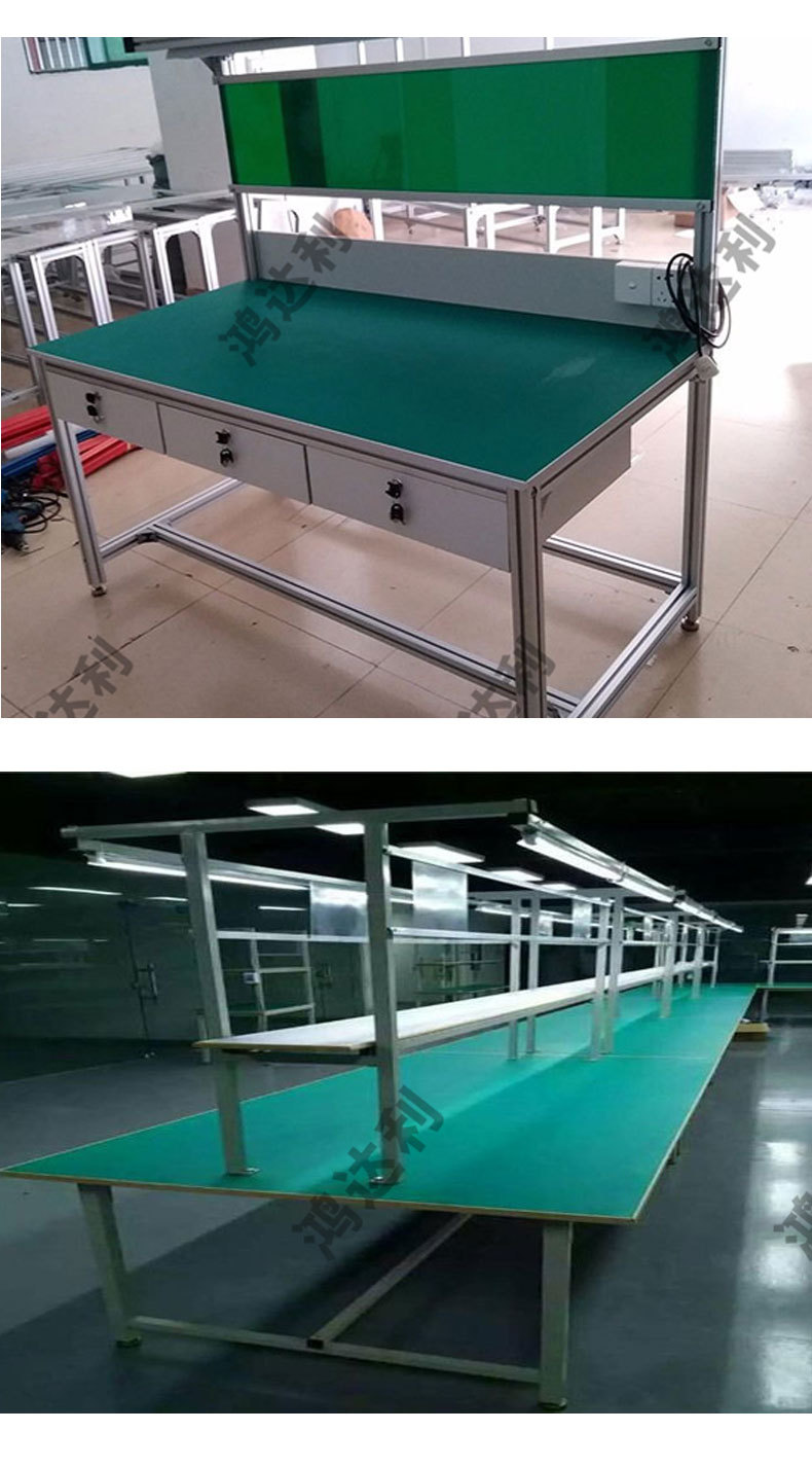 防静电工作台电商打包台工作桌装配台车间组装流水线工作台打包桌