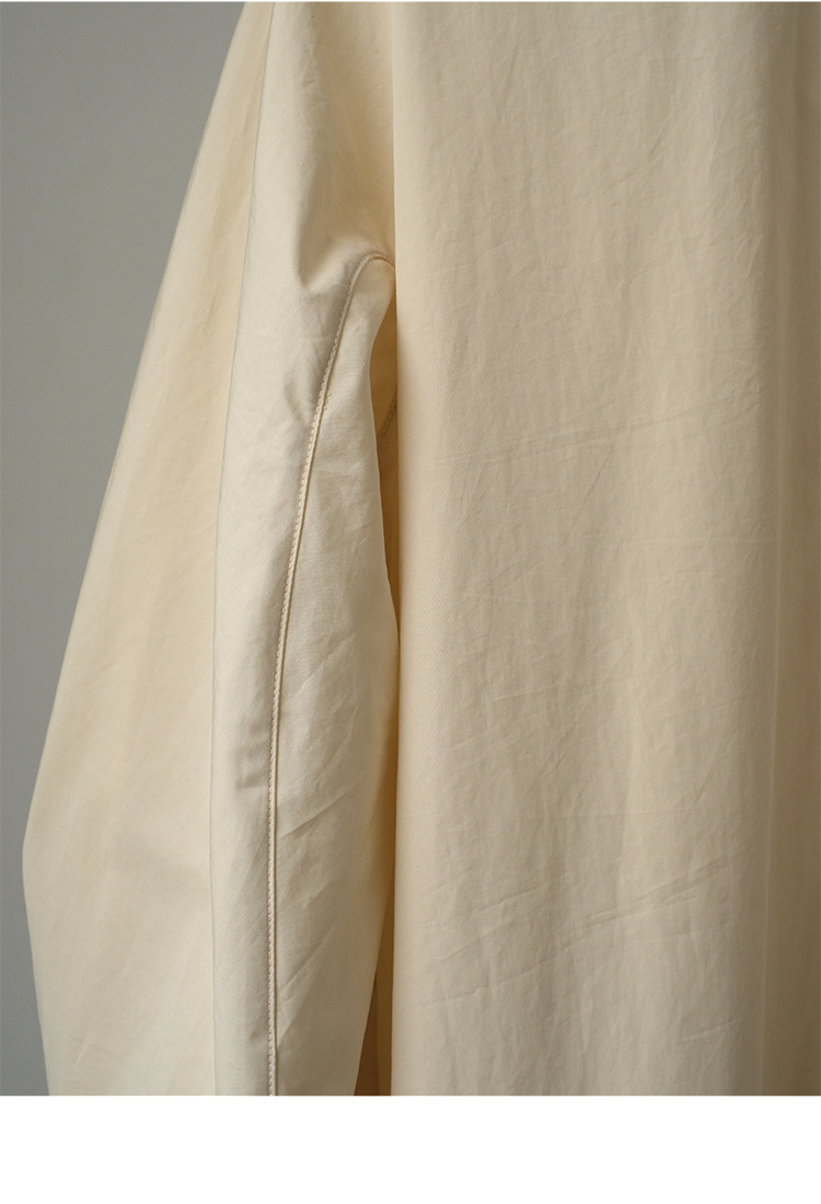 棉手g牙签褶 褶皱肌理衬衫女2021新款