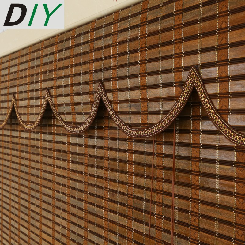 批发竹帘窗帘卷帘竹帘子芦苇门帘罗马帘遮光客厅阳台遮阳透气隔断