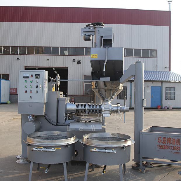乐发全自动榨油机油坊加工全套设备出油率高160型冷热榨油机商用