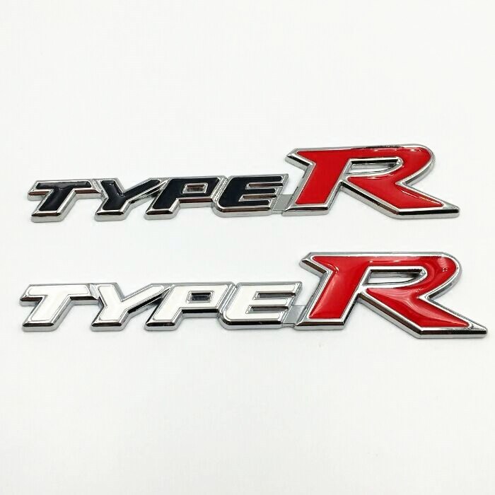 适用于改装type-r 车标 typer 金属 个性运动改装车贴贴标