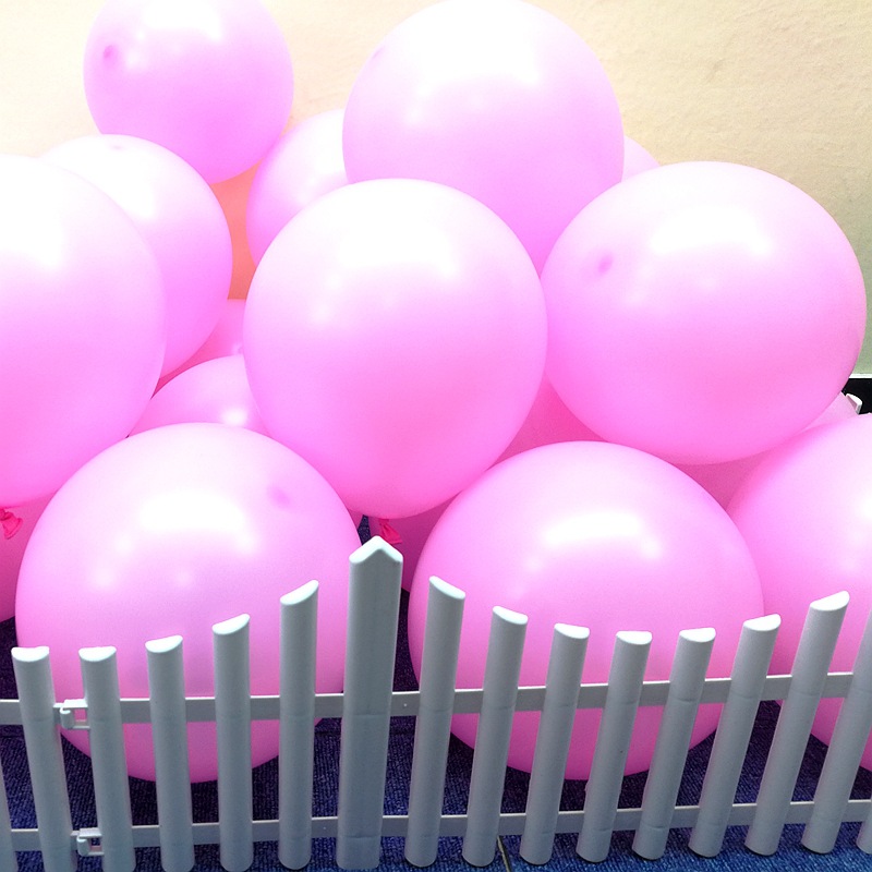 Wholesale 10-Inch Matt round 2.2G Rubber Balloons Color Opening Wedding Room Shop Decoration Matte Solid Color Balloon