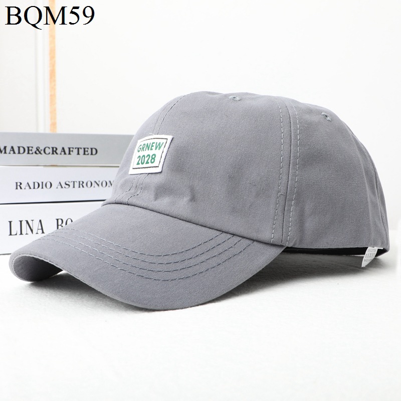 New Letters Baseball Hat Men and Women All-Matching Student Sports Breathable Sweat Absorbing Peaked Cap Solid Color Outdoor Sun Hat