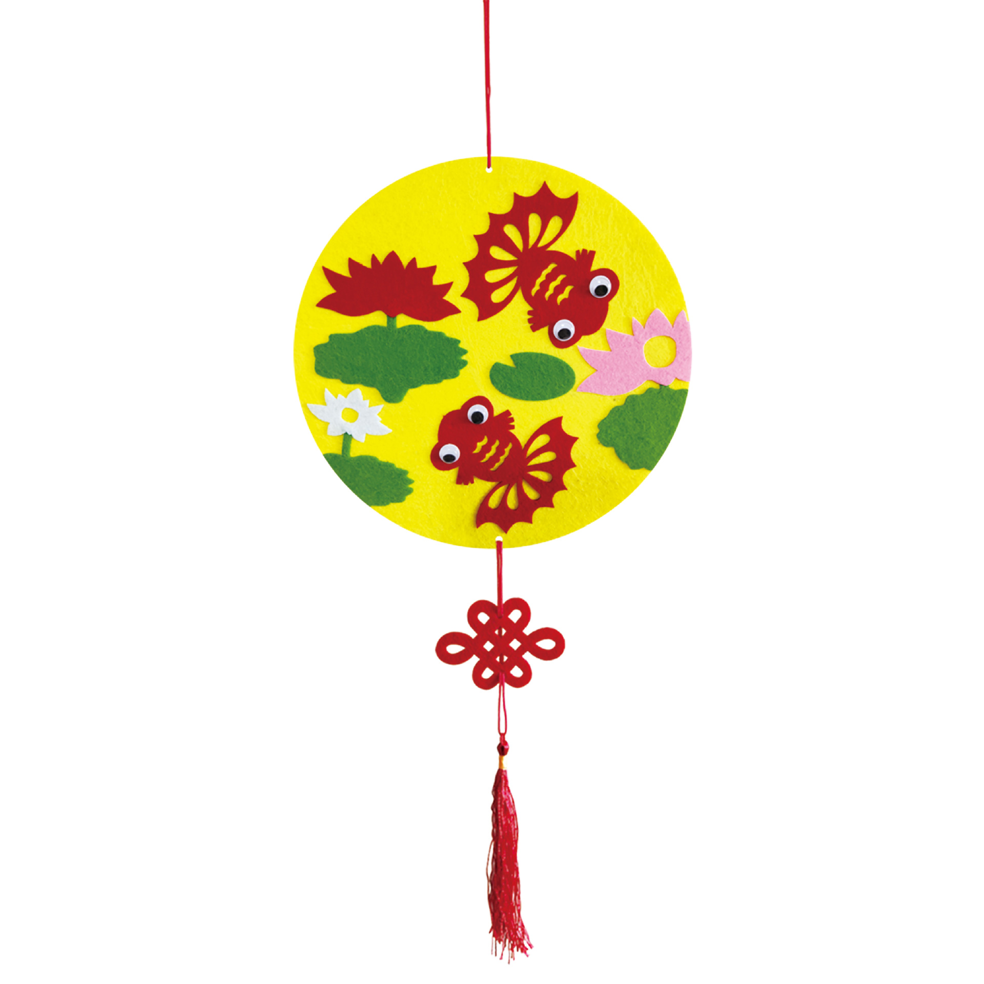 中秋节儿童手工diy制作幼儿园不织布手工挂饰材料包玩具创意贴画