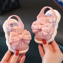 女童凉鞋新款包头夏季男女宝宝婴儿0-3岁防滑软底居家外穿学步鞋