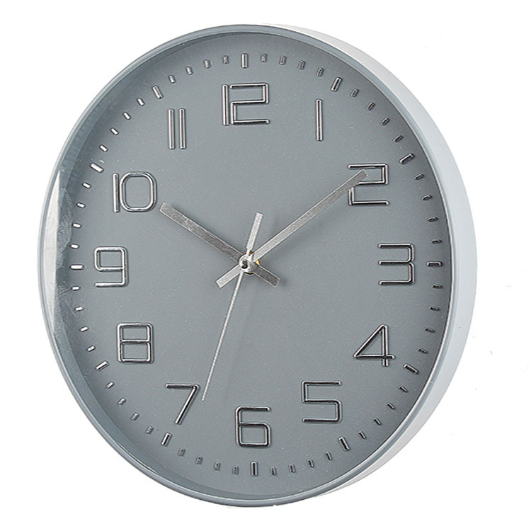 12-Inch 30cm Noiseless Hanging Clock Creative Fashion Home Living Room Bedroom Stereo Digital Simple Wall Clock Wholesale