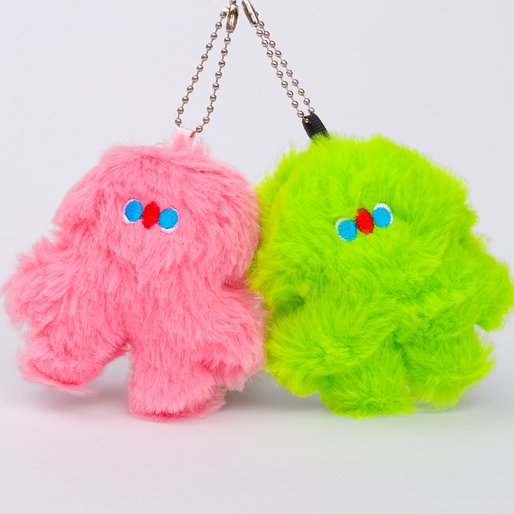 ins罗渽民同款小玩偶挂饰书包挂件粉笨笨丑萌可爱情侣毛绒钥匙扣