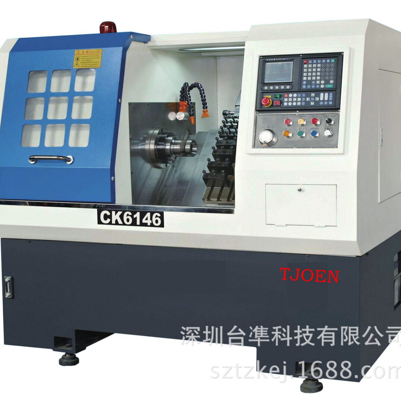 台湾数控车床 台凖ck46斜床身排刀小型卧式数控车床-阿里巴巴