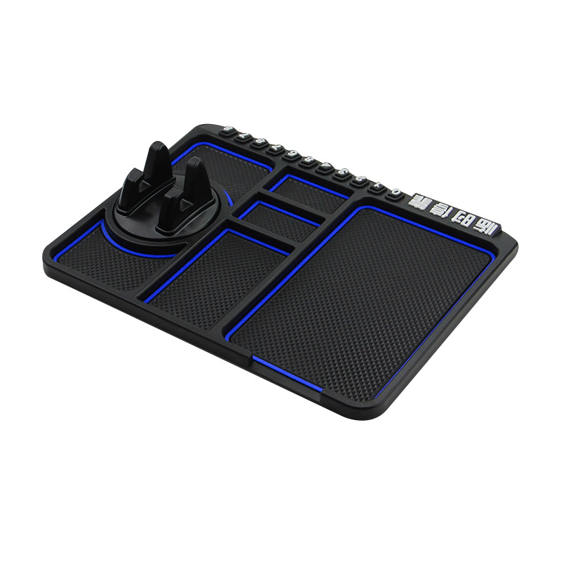 Car for Car Multifunctional Non-Slip Mat Car Storage Pad 360 Rotating Mobile Phone Navigation Bracket Dashboard Mat