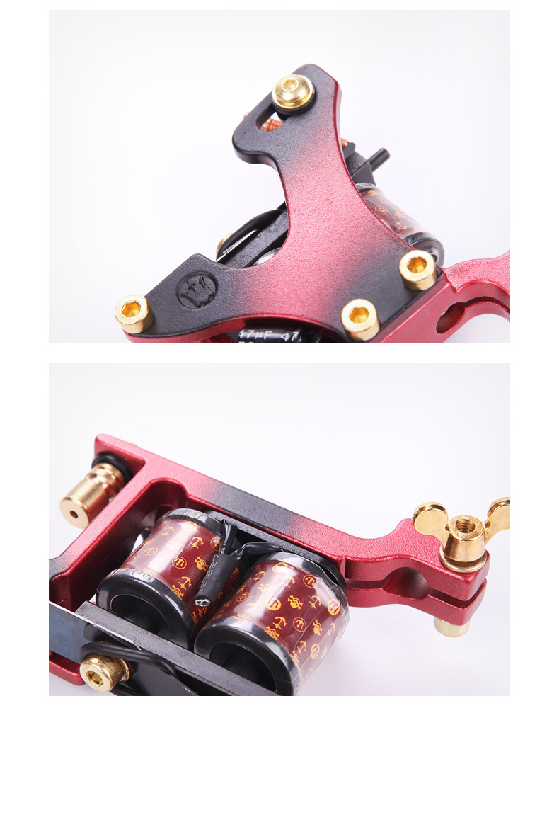 龙艺人纹身器材 纹身机线圈机 纹身学员机刺青机器割线打雾机器采购