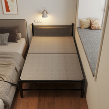 折叠床单人家用1米2陪护床简易办公室午休小床加厚加固成人铁床