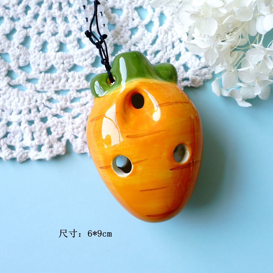 新款可爱6孔卡通龙猫陶笛夜市地摊景区货源 小号陶笛厂家直销