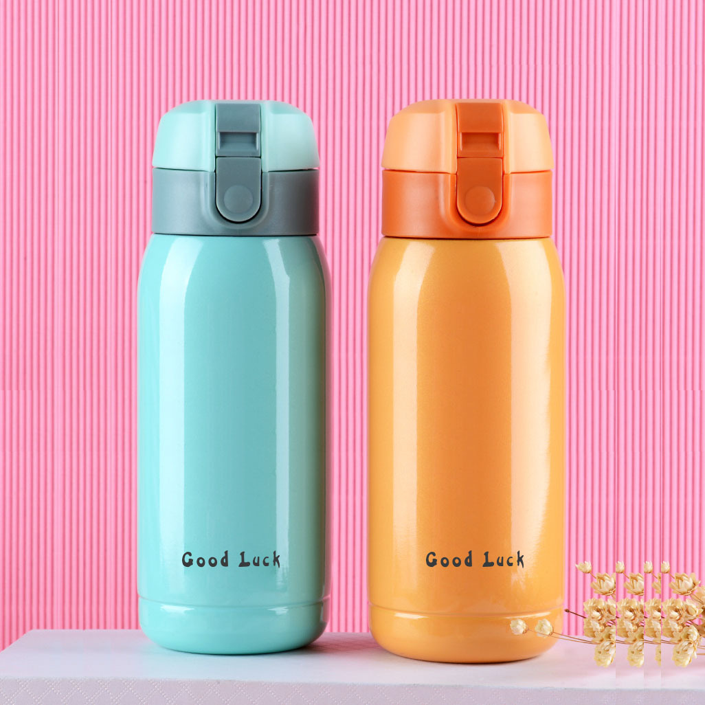 new fashion creative couple big belly vacuum cup stainless steel portable male and female student mini cute tea cup