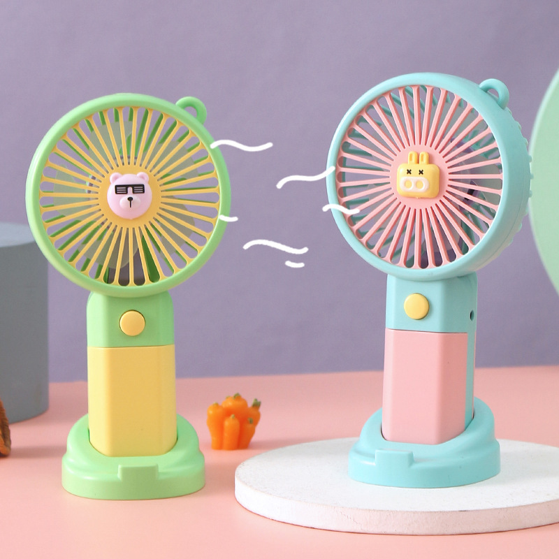 Mini Handheld Fan Student USB Rechargeable Fan Portable Electric Fan Cute Rechargeable Fan Opening Season Gift