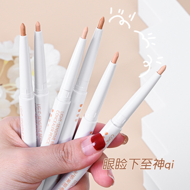 Baibeni Light Sense Concealer Pen Eyebrows Concealer Eyelid down to Eye Shadow Pen Giant Concealer Tear Groove Dark Circles Concealer