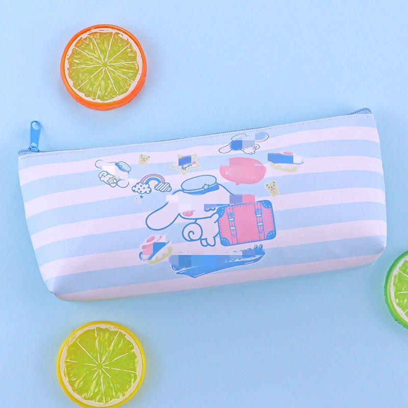 Cartoon Puppy Large Capacity Pencil Case Xiaoku Xiaomei Pu Single Layer Stationery Case Stationery Storage Bag Crane Machine