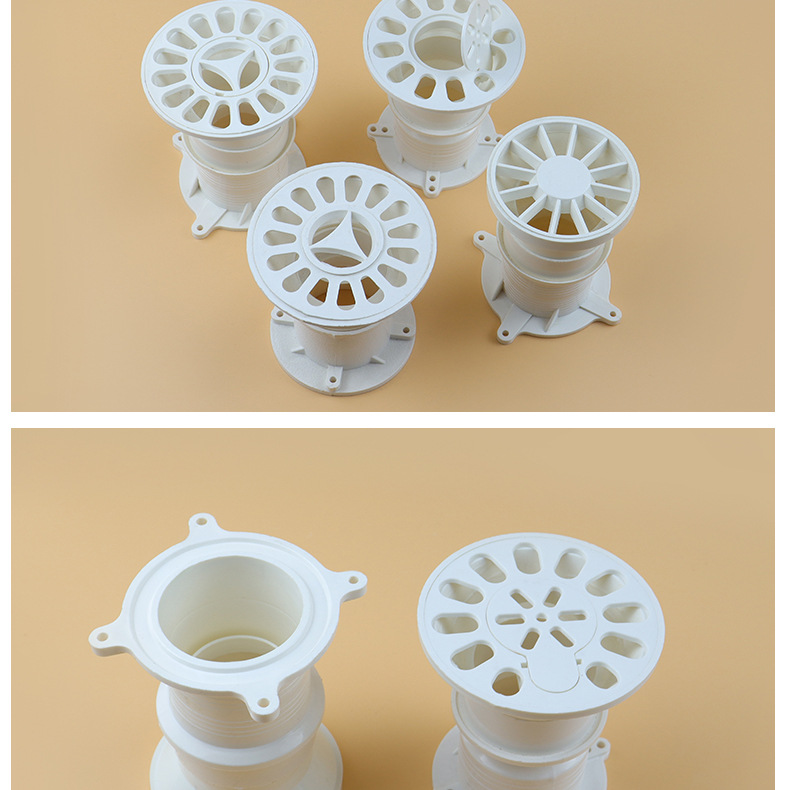 pvc阳台地漏预埋防臭过滤网地漏芯洗衣机排水管接头下水管道配件