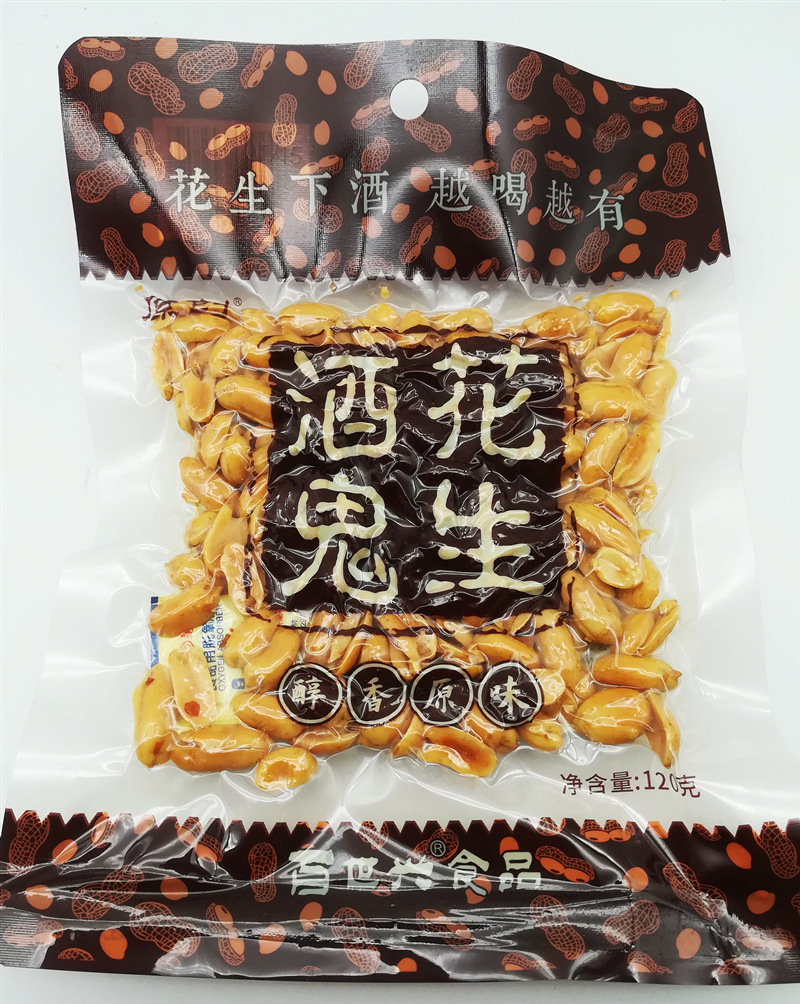 商品描述储存条件常温热卖月份全年包装规格30g酒鬼花生原味,65g酒鬼