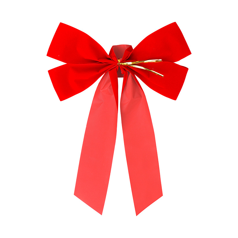红色带子装饰