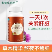 安普生邦利水飞蓟红景天灵芝片熬夜加班养肝护肝非解酒蓝帽保健品