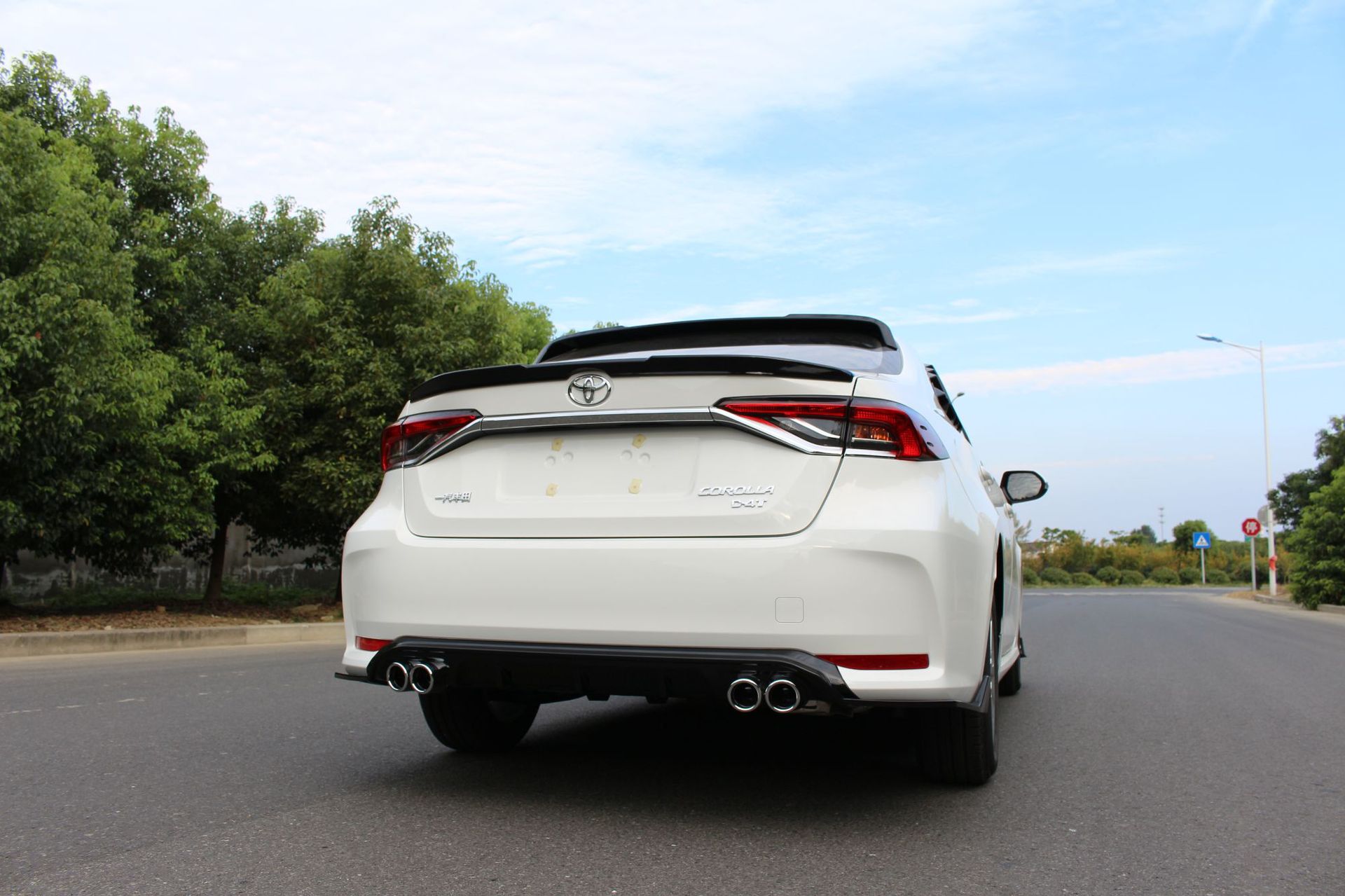 适用于19款全新雷凌尾翼丰田卡罗拉外饰改装烤漆压尾免打孔定风翼