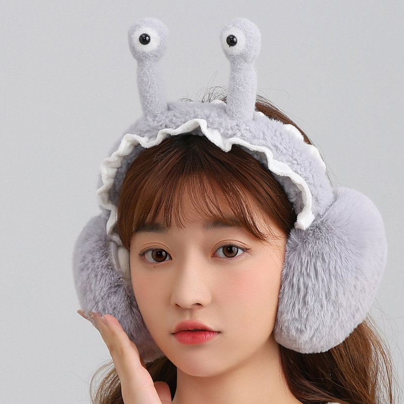 Plush Warm Cycling Cycling Earmuffs Female Winter Earmuff Earmuffs Ear Warmer Ear Protection Furry Imitation Rabbit Fur Ear Covers