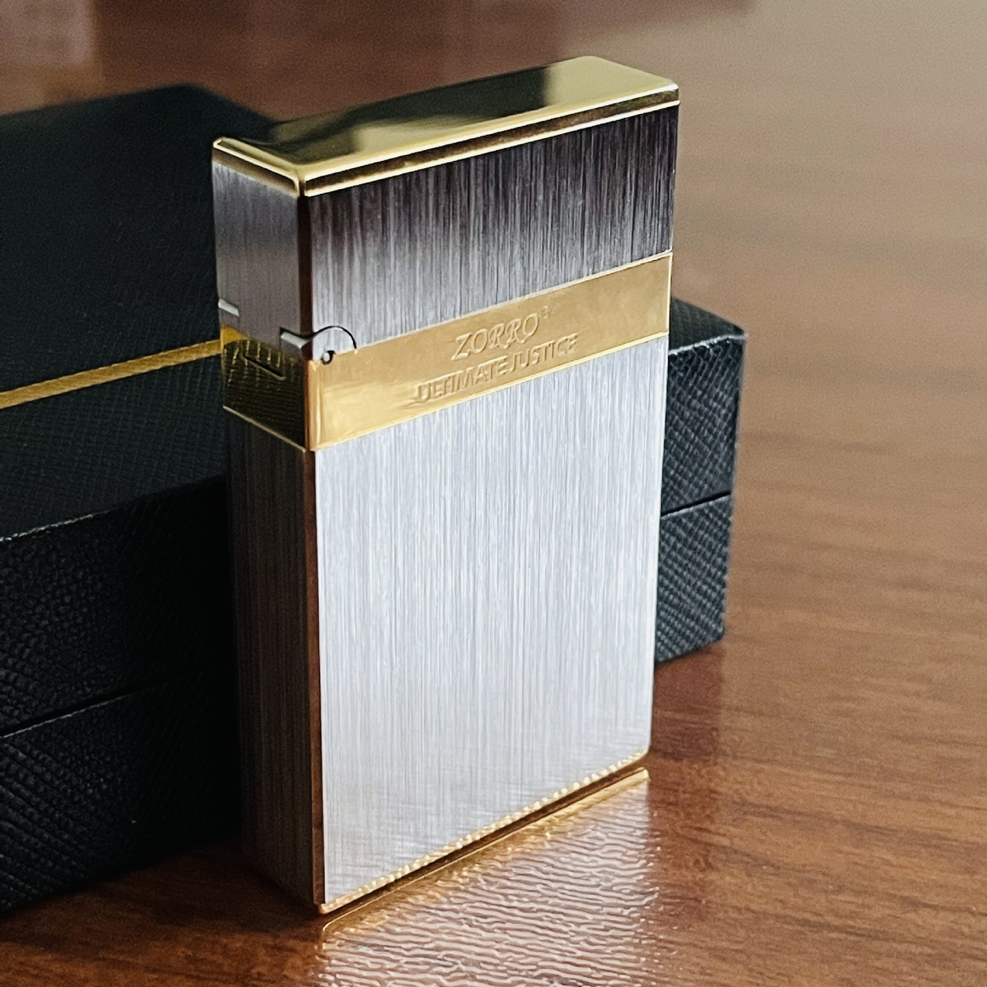 新款佐罗煤油朗声打火机防风朗声打火机钢音个性男士送男友一体机