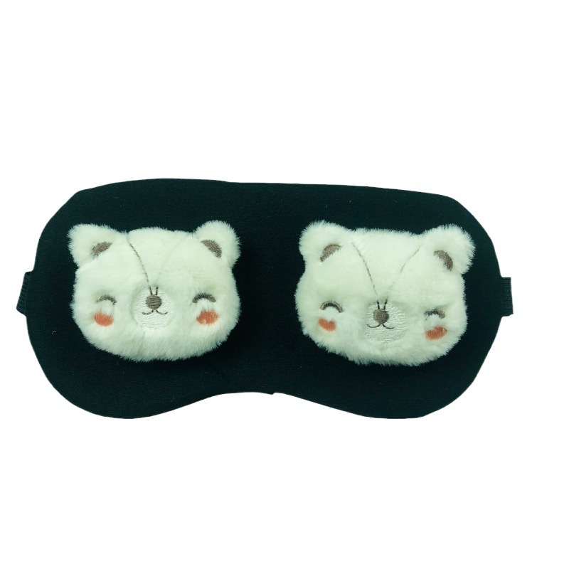 Plush Cartoon Cute Doll Blackout Sleep Eye Mask Ice Pack Hot Pack New Children's Men's and Women's Steam Winter Wholesale