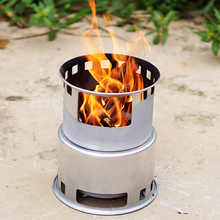 户外柴火炉野外野餐炉具野炊便携式折叠炉子烧水炉露营木炭炉柴炉