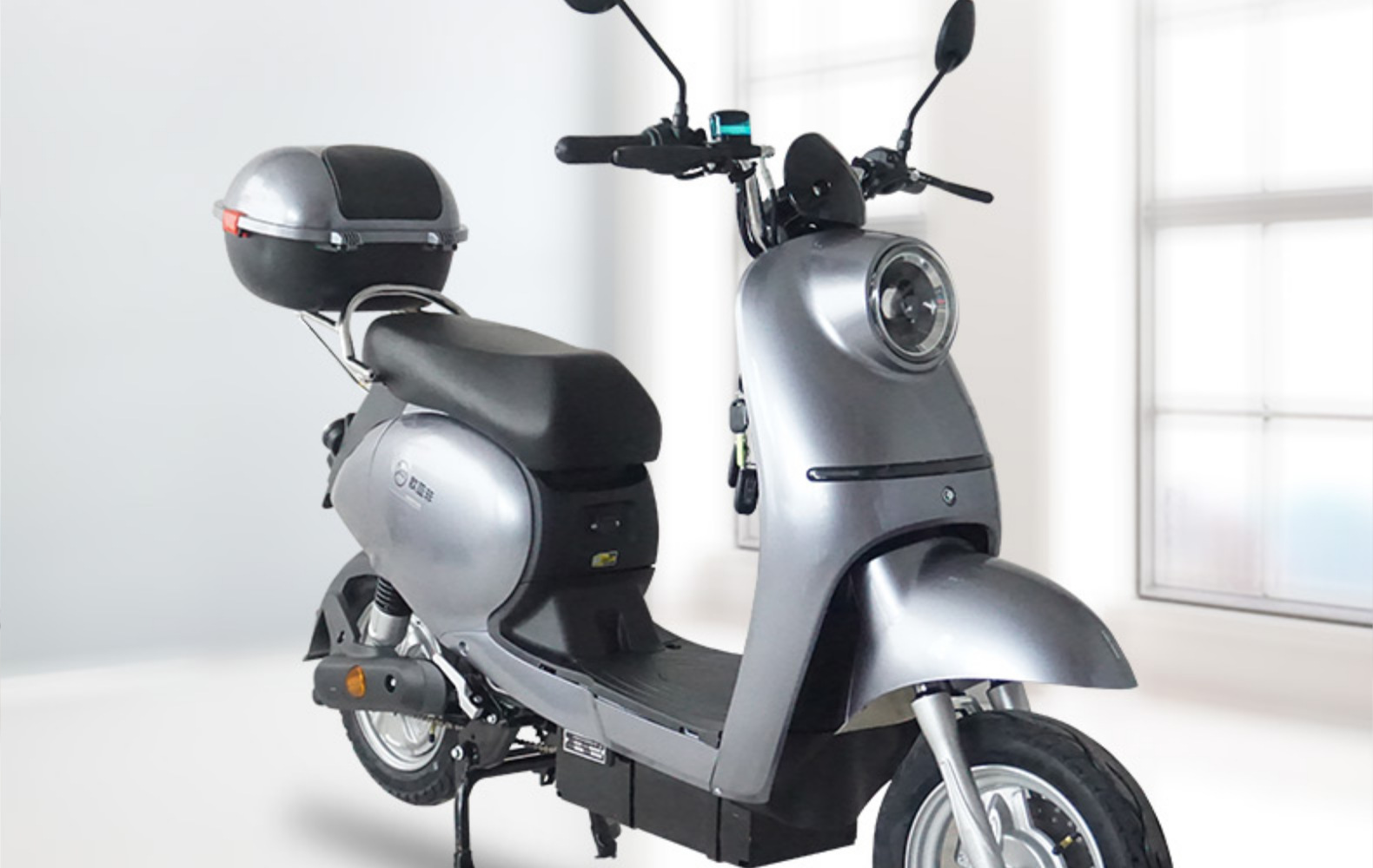 坤豪电动车新国标广环龟双人新能源长跑王48v60v72v外卖车大容量