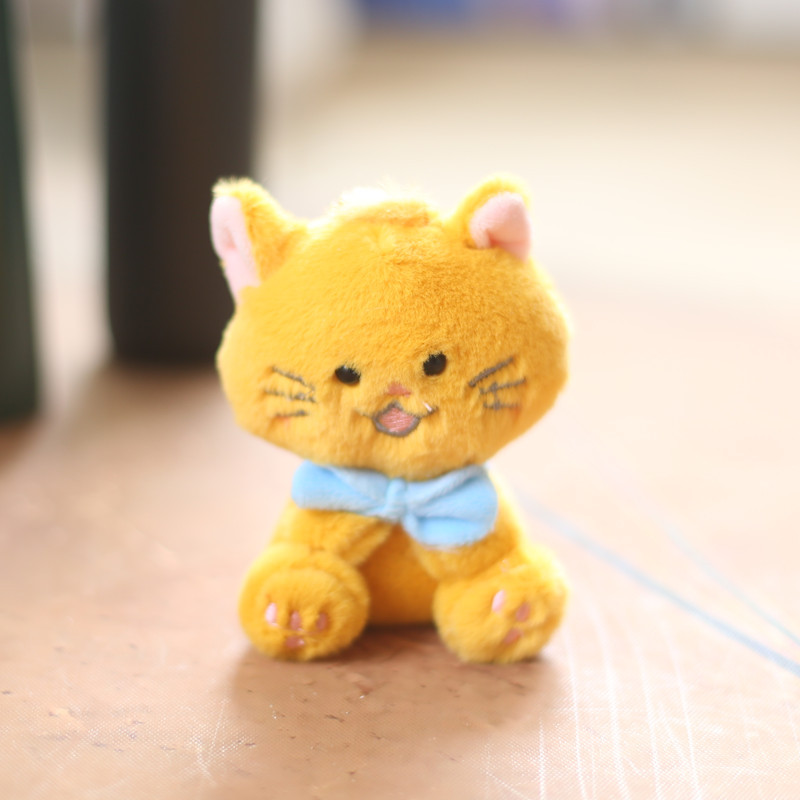 Internet Celebrity Cute Kitty Pendant Plush Toy Doll Mary Cat Bag Pendant Key Ring Doll Doll