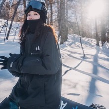 黑色三合一冲锋衣旅游爬登山2023新款滑雪服保暖户外套女男款连帽