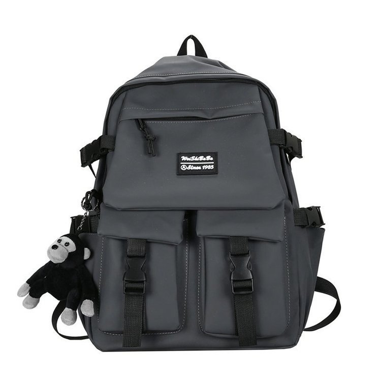 Schoolbag Men's Korean-Style High School Large Capacity Trendy Cool Backpack Female College Student Ins Trendy Casual Travel Computer Backpack