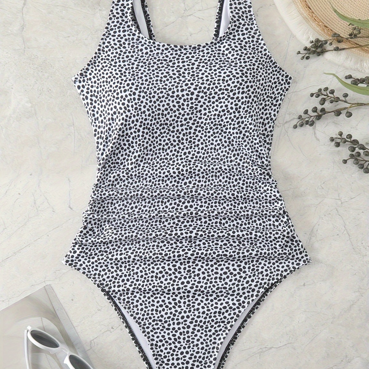 2024新款孕妇连体泳衣比基尼外贸亚马逊性感时尚豹点孕妇装-阿里巴巴