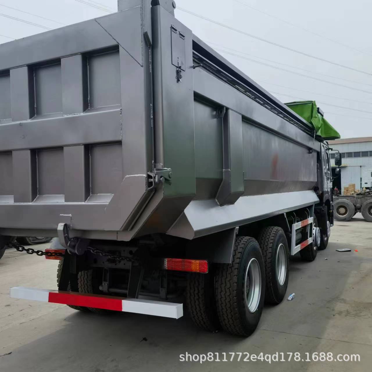 出口豪沃自卸车汽车8*4翻斗车渣土车跨境非洲后八轮货车-阿里巴巴