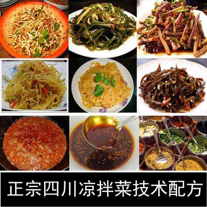特色四川凉菜调料配方技术菜谱秘制小吃配方技术培训制作教程