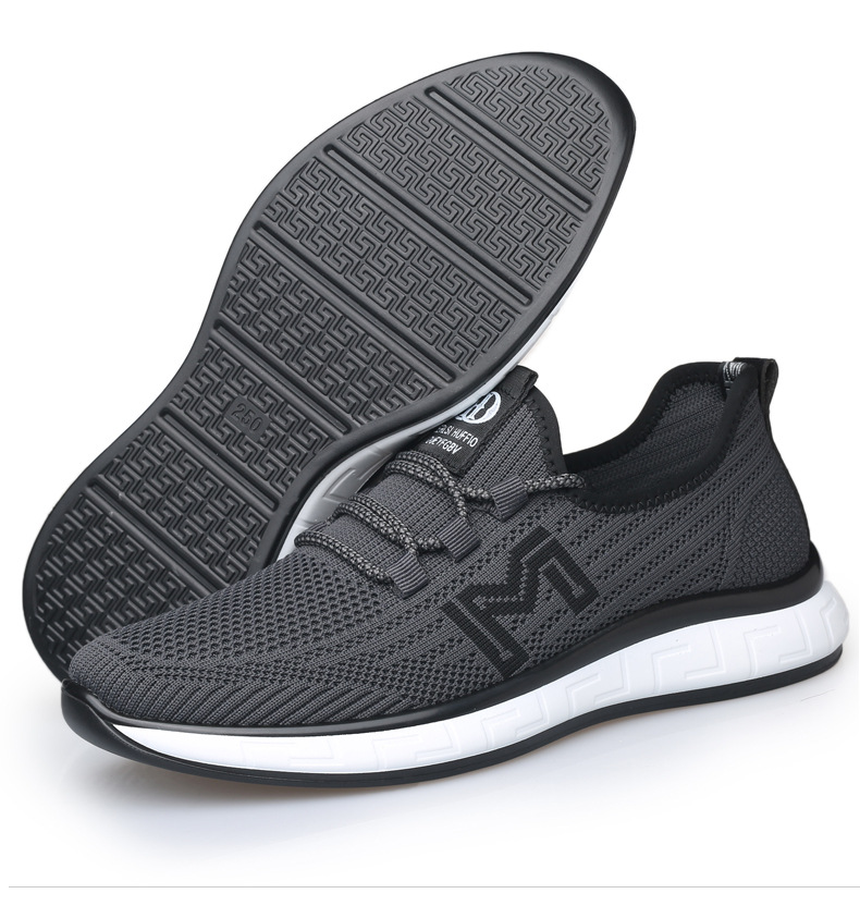 老人头网鞋男2021春夏季轻便透气休闲鞋网面运动跑步鞋户外旅游鞋